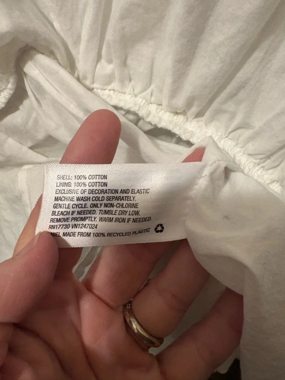 Loveshackfancy x target Talulah white mini dress size small - Picture 11 of 11